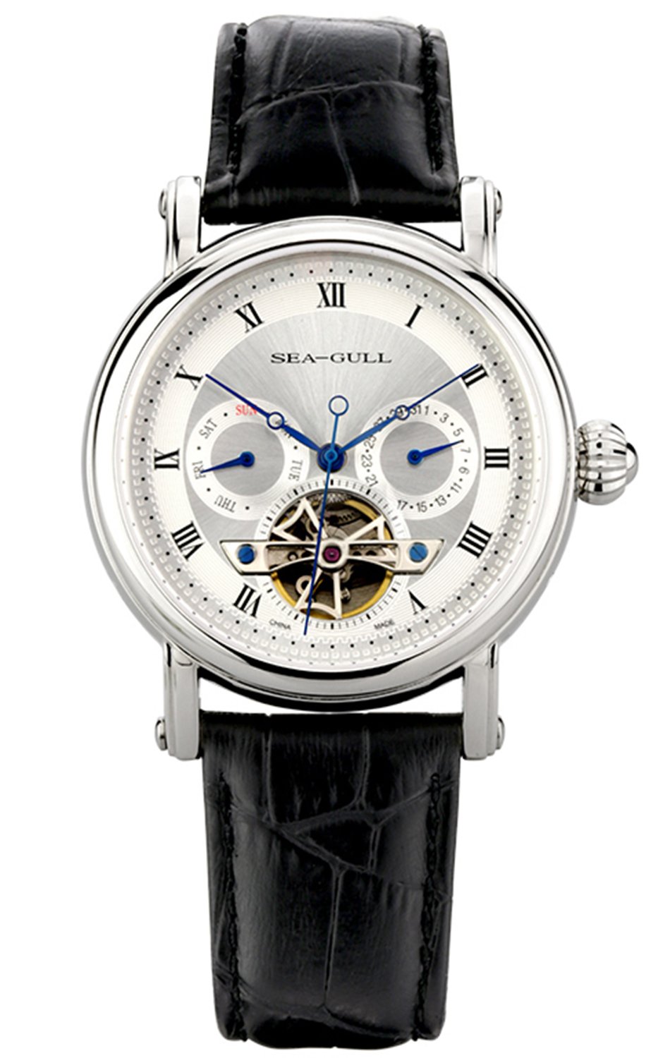 Amazon | SEA-GULL シーガル メンズ 機械式腕時計 42mm 自動